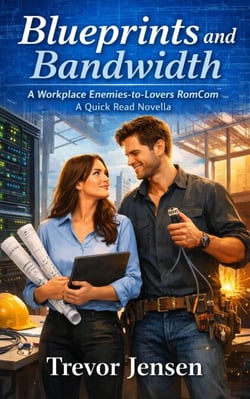 Blueprints and Bandwidth: A Workplace Enemies-to-Lovers RomCom Novella