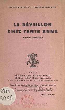 Le réveillon chez Tante Anna - Saynète enfantine