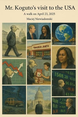 A walk on April 23, 2025 - Mr. Koguto’s visit to the USA, #3