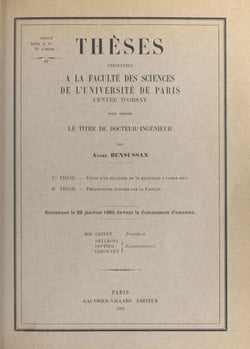 Étude d'un éclateur de 50 kilovolts à faible self - Suivi de Propositions données par la Faculté