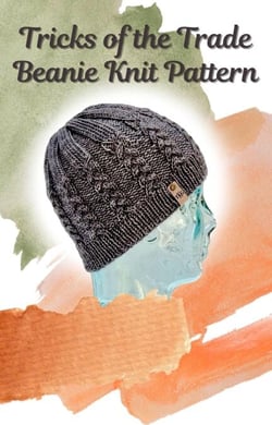 Tricks Of The Trade Beanie Knit Pattern - DK Knit Patterns