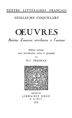 Œuvres - Suivies d'œuvres attribuées à l'auteur