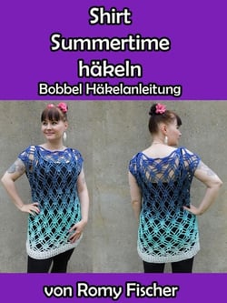 Shirt Summertime häkeln - Bobbel Häkelanleitung