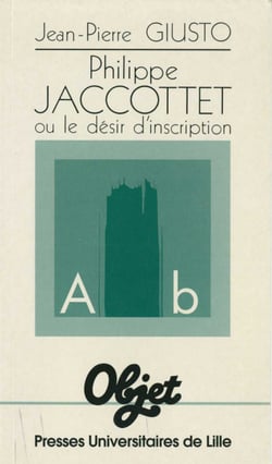 Philippe Jaccottet ou le désir d’inscription