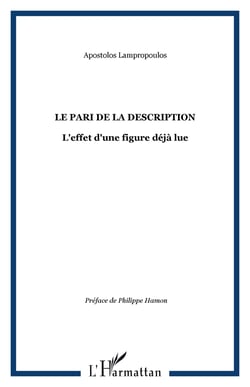 LE PARI DE LA DESCRIPTION - L'effet d'une figure déjà lue