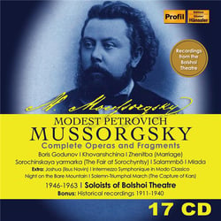 Moussorgski : Intégrale des opéras & fragments - CD