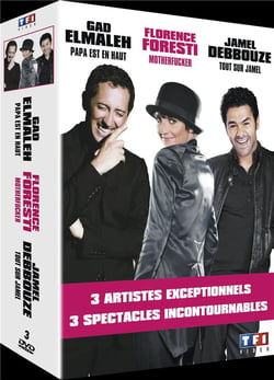 Coffret - Gad Elmaleh, Papa est en haut + Florence Foresti, Motherfucker + Jamel, tout sur Jamel