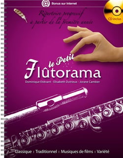 Le Petit Flûtorama - Partition Recueil pour Flûte traversière et Piano - débutant