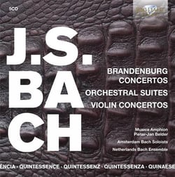 Bach : concertos brandebourgeois - suites orchestrales - concertos pour violon