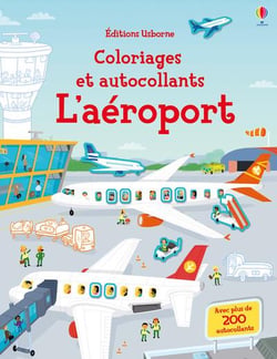Coloriages et autocollants - l'aéroport