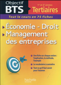 Objectif bts : économie, droit, management des entreprises