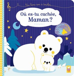 Petit ours joue avec maman