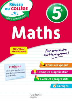 Réussir au collège : maths - 5e