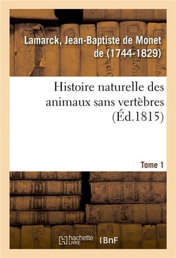 Histoire naturelle des animaux sans vertebres. tome 1