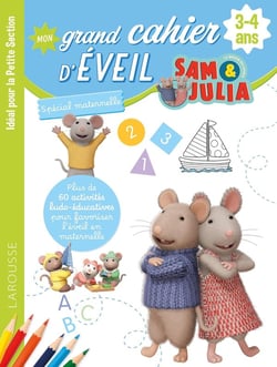 Mon grand cahier d'éveil - Sam et Julia - 3-4 ans