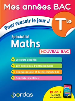 Mes années bac : spécialité maths - terminale (édition 2020)