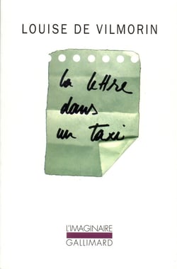 La lettre dans un taxi