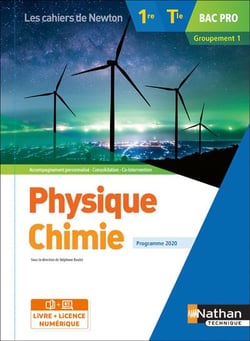Les cahiers de Newton : Physique-chimie 1re/Term Bac Pro - Groupement 1 - (Les cahiers de Newton) - Livre + licence élève