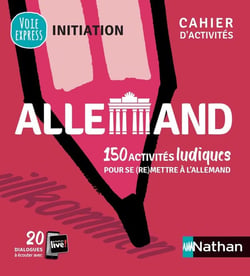Allemand : cahier d'activités : initiation