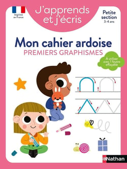 J'apprends et j'écris : Premiers graphismes - P2 - Mon cahier ardoise