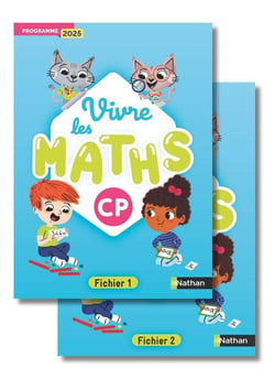 Vivre les maths : CP - Fichiers 1 et 2 de l'élève (édition 2025)