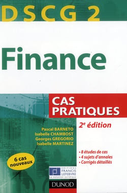 DSCG 2 - finance - cas pratiques (2e édition)