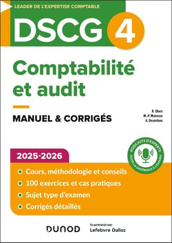 DSCG 4 - Comptabilité et audit - Manuel 2025-2026