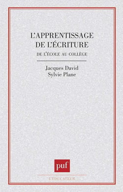 L'apprentissage de l'écriture - de l'école au collège