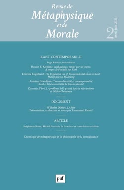 Revue de métaphysique et de morale n.2 (édition 2023)
