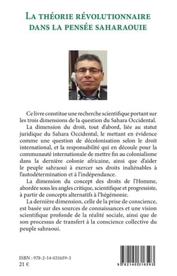La théorie révolutionnaire dans la pensée saharaouie