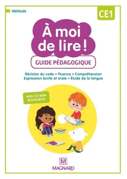 À moi de lire ! : CE1 - banque de ressources du fichier sur CD-Rom avec guide pédagogique papier (édition 2021)