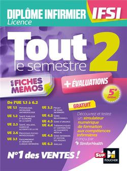 Tout le semestre 2 en fiches mémos - diplôme IFSI