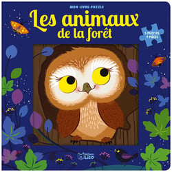 Mon livre puzzle : les animaux de la forêt