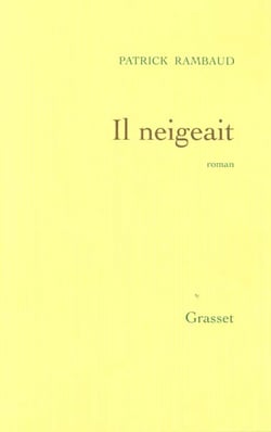 Il neigeait