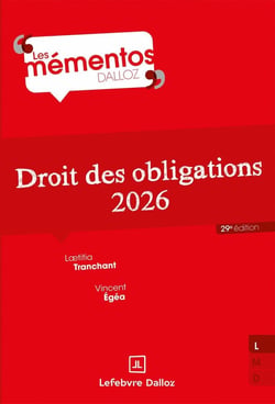 Droit des obligations (édition 2026)