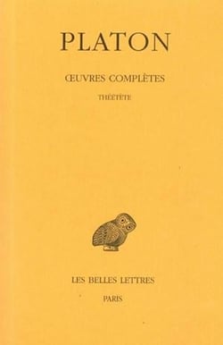 Oeuvres complètes. Tome VIII, 2e partie: Théétète