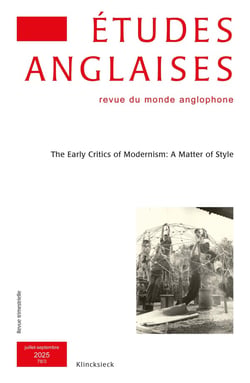 Early Critics of Modernism: A Matter of Style (édition 2025)