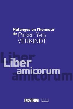 Mélanges en l'honneur de pierre-yves verkindt