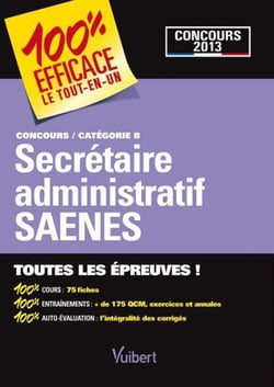 Concours secrétaire administratif et saenes - catégorie b