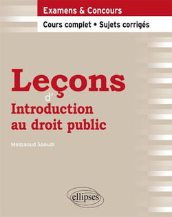 Leçons d'introduction au droit public