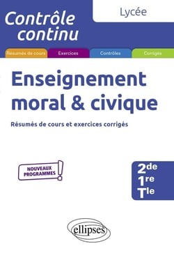Enseignement moral et civique - lycée (2de-1re-terminale) - nouveaux programmes