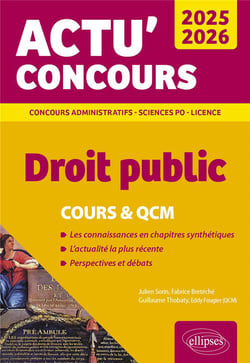 Actu' concours : Droit public (édition 2025/2026)
