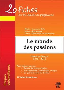 20 fiches sur les oeuvres au programme thème de français 2015 2016 prépas scientifiques