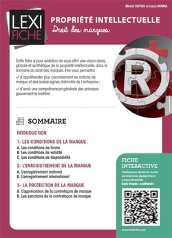 Propriété intellectuelle - droit des marques