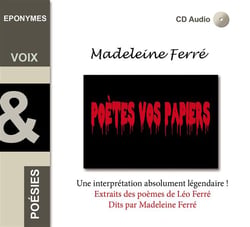 Poétes vos papiers - extraits des poèmes de léo ferré