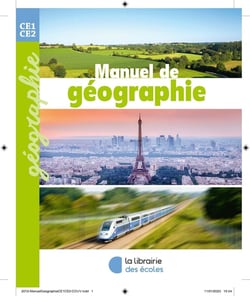 Manuel de géographie : CE1-CE2 (édition 2023)
