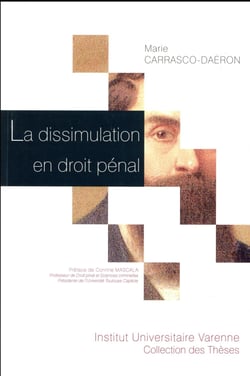 la dissimulation en droit pénal