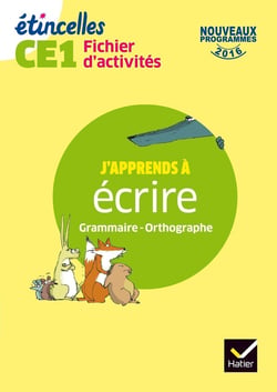 Étincelles : étude de la langue - CE1 - fichier d'activités (édition 2017)
