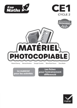 Cap Maths CE1 - Ed. 2025 - Matériel photocopiable
