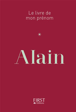 Le Livre De Mon Prenom : Alain